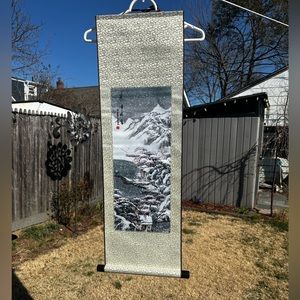 Perfect condition poster featuring Japanese snowy landscape